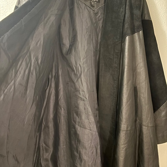 Direct Action Dany Newyork Women's Black Leather Suede Jacket Sz L - Picture 11 of 13